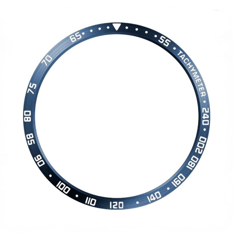 Metall-Lünettenring für Samsung Galaxy Watch 8 7 6 5 4 44mm 40mm Zeit-/Geschwindigkeits-Skalenrahmen Schutzring für Galaxy 8 6 Classic 46mm