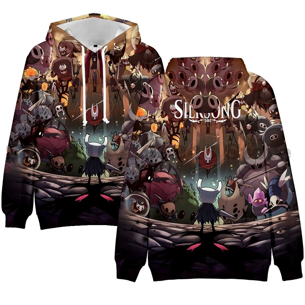 

Hollow Knight Hoodie Male Fashion Streetwear Men Women Casual Oversized Hoodies Cartoon Casual Kids Hoodies Sweatshirt 100