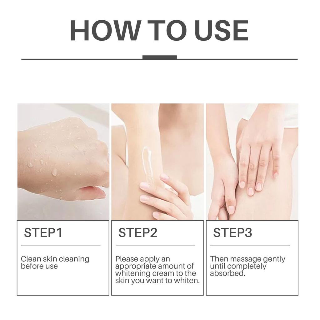 SAUVASINE Underarm & Inner Thigh Whitening Cream - Fade Dark Spots