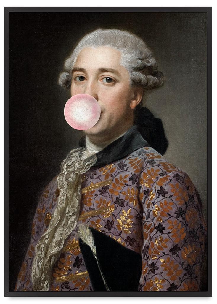 Poster Gentleman with Balloon Portrait