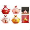 Year Wealth Lucky Figurine Ceramic Piggy Bank Decoration Home Office Decor for Good Luck Collectible