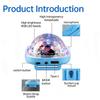 Mini Disco Ball LED Glow Bracelet | Portable Party Wristband Light with Suction Cup, Color-Changing, 4-Color Mode, Battery Powered