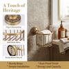 Wall Mounted Toilet Roll Holder Copper Toilet Paper Holder Tissue Holder  Bathroom Organization