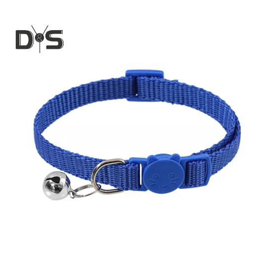 Guler pentru pisici cu clopot Guler moale de siguranță pentru pisici cu cataramă cu eliberare rapidă Guler din nailon reglabil pentru pisici cățeluș