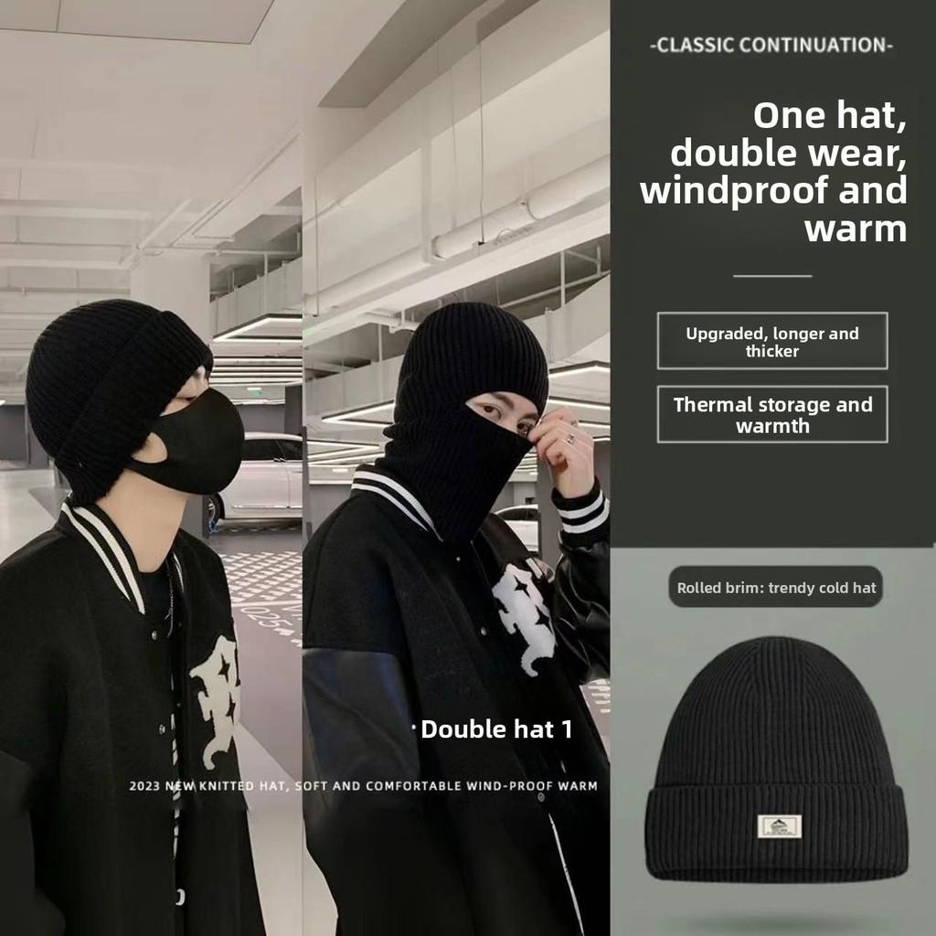 Knitted Winter Mens Hat With Windproof And Thermal Features For Cold Weather Wear