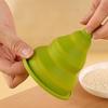 1Pcs Kitchen Mini Silicone Gel Foldable Funnel Hopper Cooking Kitchen Gadgets