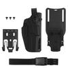 Tactical Holster for SIG P320 M17/M18, MK-17 Airsoft Pistol Case, Double Safety Lock, Equipped With Belt Drop Leg Platform & QLS System