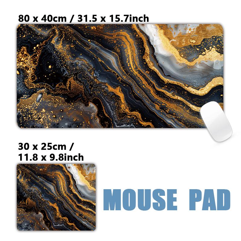 Abstract Fluid Flowing Colorful Pastel Gradients With Marble Effect Fluid XXL Large Mouse Pad Desk Mat Mousepad