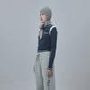 HAIRY SCARF BEANIE (GREY)