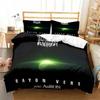 Set Biancheria da Letto Mylene Farmer Copripiumino Set Letto Coperta Copripiumino Federa Piumone King Queen Size per Ragazzi Adulti