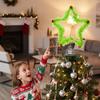 Creative Design Plush Star Decoration Hollow Out Christmas Tree Decorations Holiday Celebration