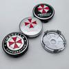 4pcs Umbrella Logo Badge Emblem Car Wheel Center Caps O.D 60MM Clips 56MM Wheels Hub Cap Rim Hubcaps Dust Cover Car Accessories