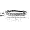 5pcs Women's Flash Fashion Headband, Elastic Headband Non slip Headband, Yoga Sports Headband