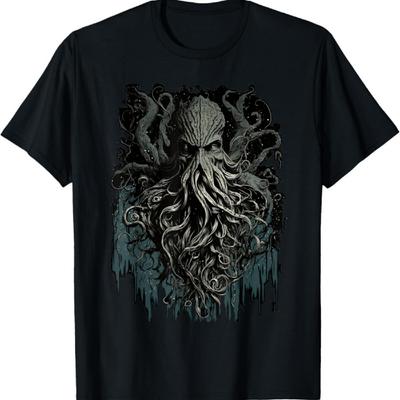 Cthulhu Lovecraft Groază Entitate Mitologică Cthulhu Tricou