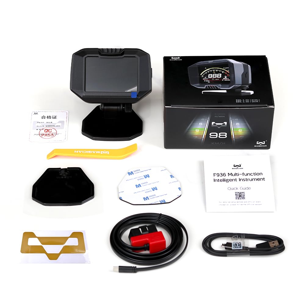 OBD2 Meter, Magician F936, Magician OBD, English Version, Car HUD, Head Up Display, Multi-functional