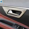 Car Inner Door Handle Bowl Frame Cover Trim For Peugeot 3008 5008 GT 2017 - 2025 Carbon Fiber / Matte / Black Brushed / Silver