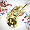 Golden Music Educational Children Trumpet Kids Trumpet Plastic for W/ 4 Colored
