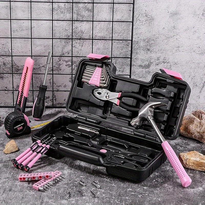 1 Set Home Garage Office College Dormitory Use Original 39 Piece General Household Tool Set Storage Case with Essential Hand Tools