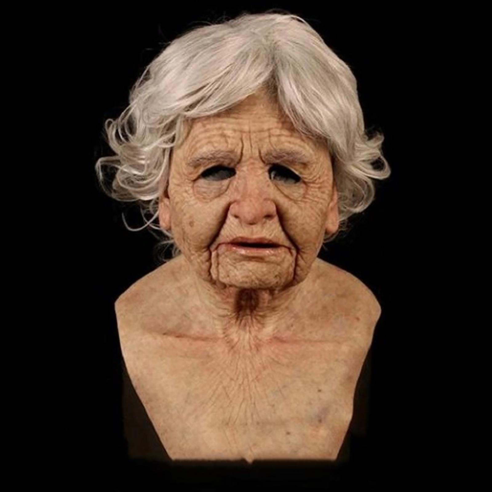 

Старий латекс для Хелловінського косплею White Hair Female