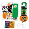 DIY Children's Cartoon Halloween Decorative Door Stickers, Festival Pumpkin Festival Game Set .