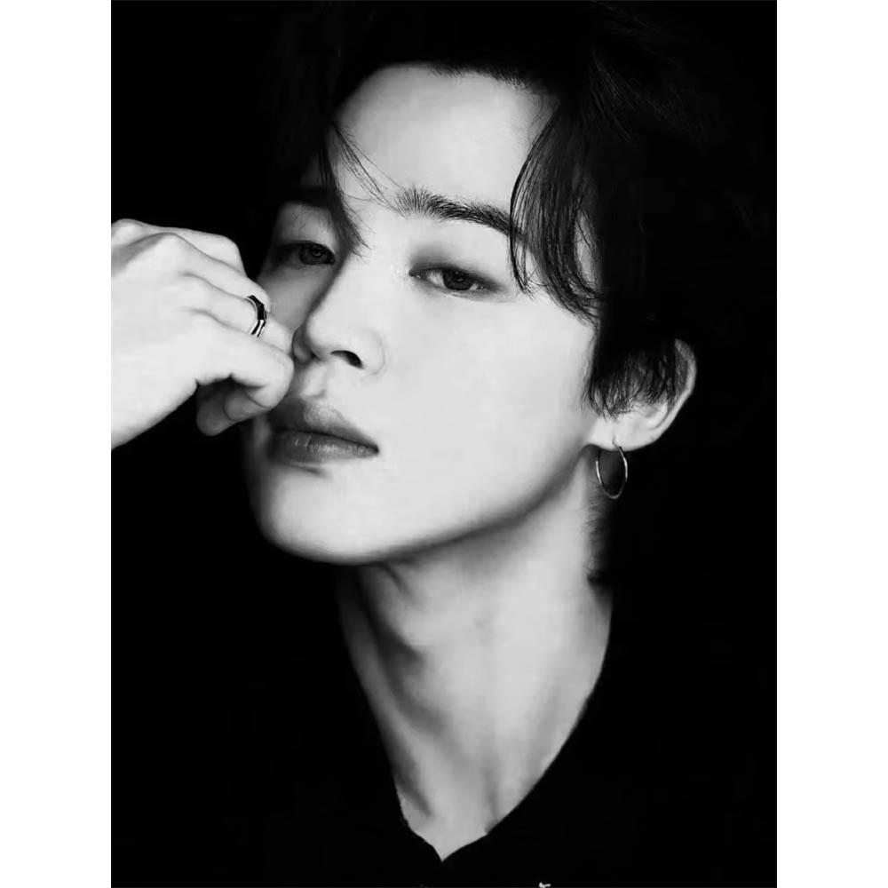 J-Jimin 5D Diamond Painting Hot Kpop Singer Picture Diamond Embroidery Art Cross Stitch Fan Collection Room Decor Handmade Gift