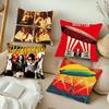 Band L-Led Vintage Z-ZepPeLinS Kissenbezug Quadratisches Kissen Schlafzimmer Sofa Freizeit Komfort Kissen Auto Wohnzimmer Heimdekoration