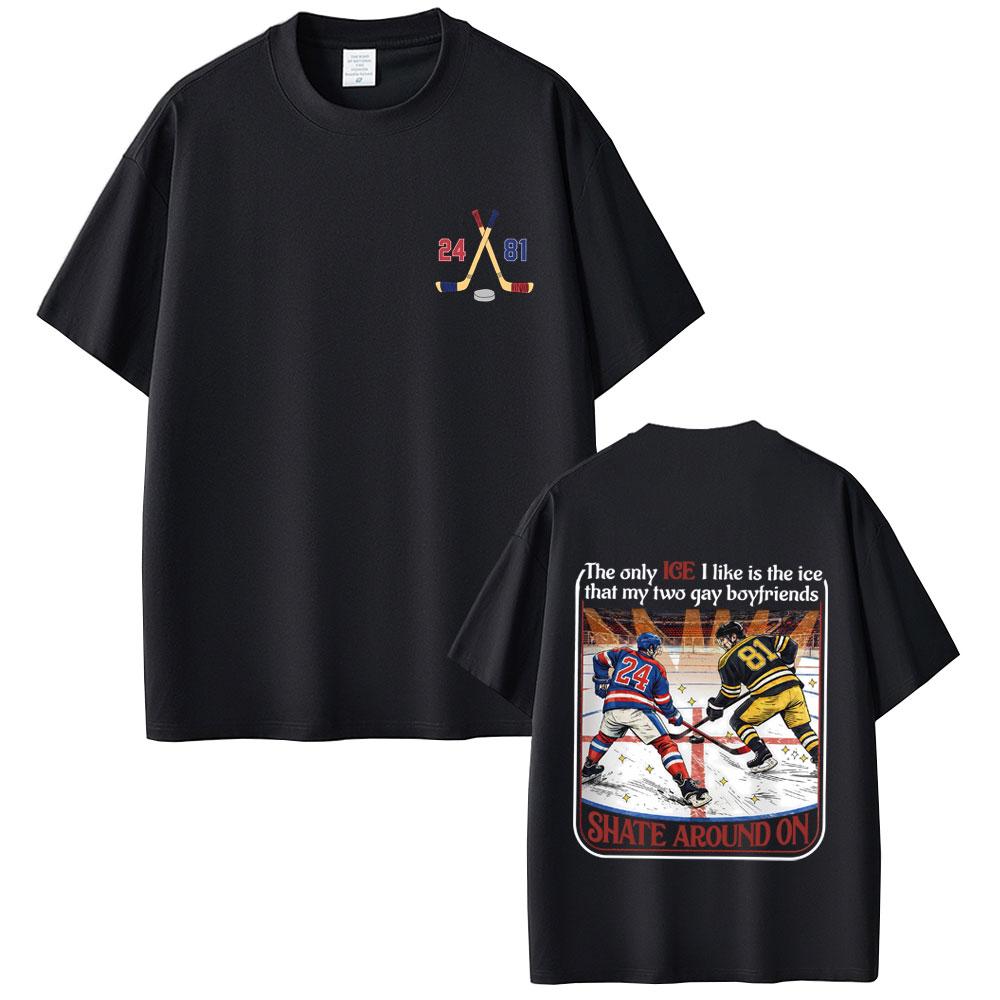 Heated Rivalry Shane Hollander Ilya Rozanov Hollanov 2481 Graphic Tshirt Men Women Fashion Male Casual Shortsleeved top
