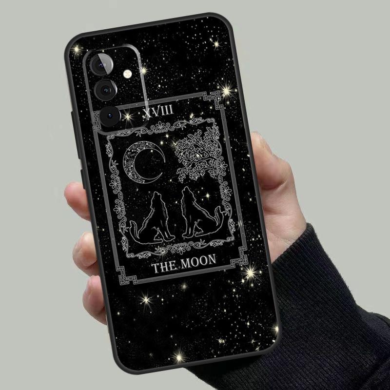 Tarot Moon Case For Samsung Galaxy A06 A16 A26 A36 A56 A53 A32 A52 A33 A13 A55 A35 A15 A14 A34 A54 A17
