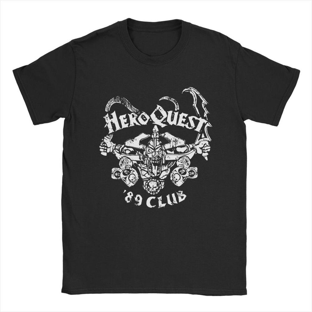 Heroquest Roleplay Game 90s RPG Men T Shirts Cartoon Cool Tees Short Sleeve Crewneck T-Shirt Pure Cotton Printed Tops