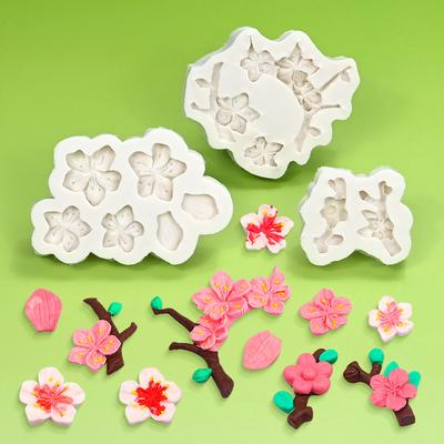Kuchen Fondant Keks Und Dessert Dekorationsformen Pflaumenblüte Kuchendekorationen Silikonformen für Vielseitiges Backen