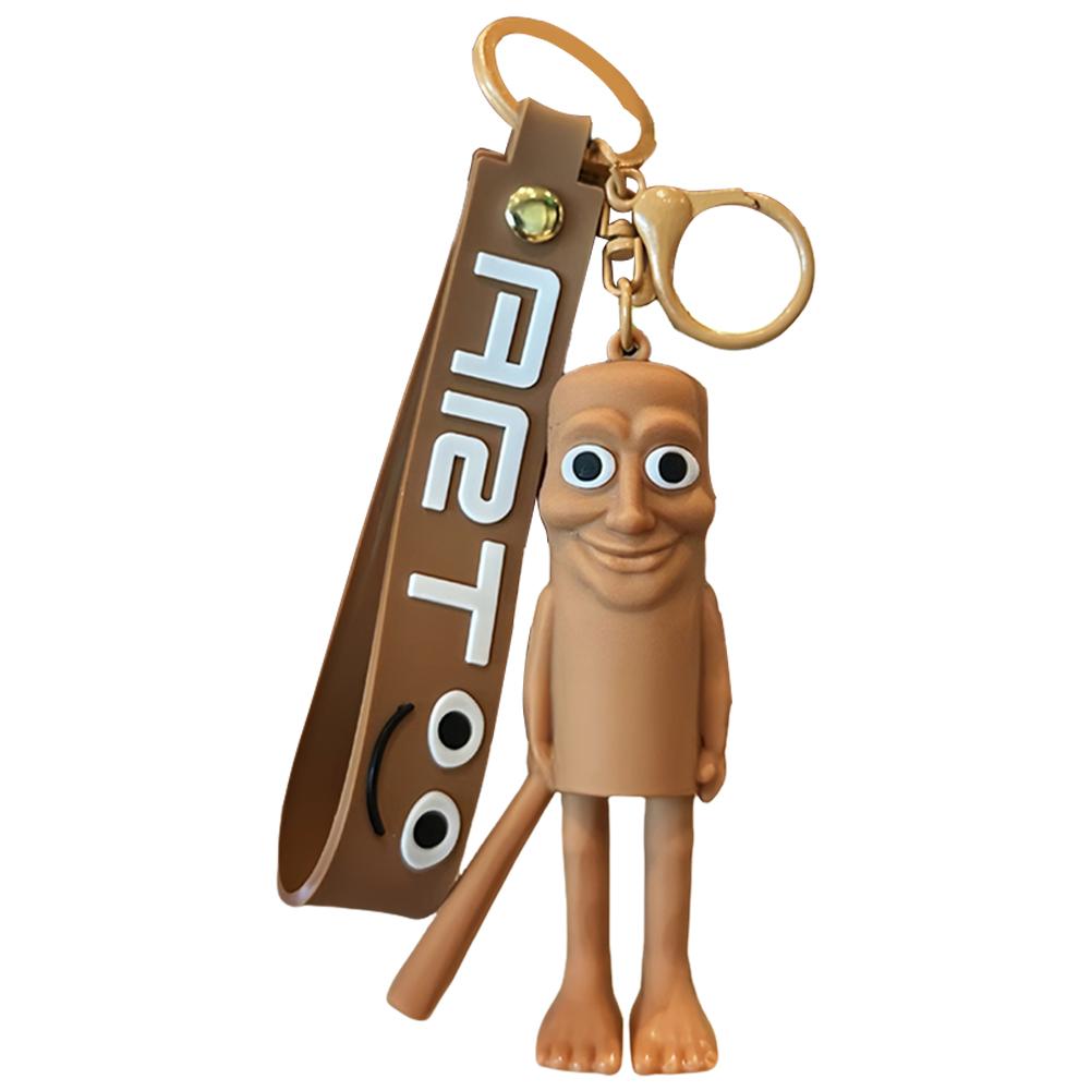 Hot Italian Brainrot Animals Keychains Funny Sigma Skibidi Rizz Cat Silly Meme Keyrings Fans Friends Gifts