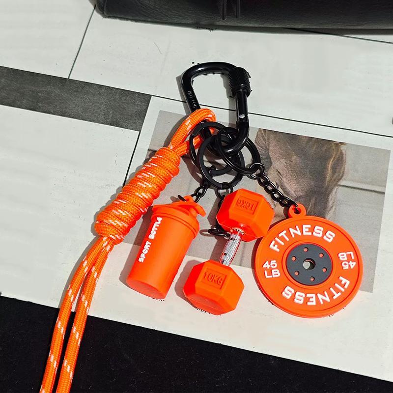 Kontrastowy kolor wisiorek do torby fitness dla pary modne prezenty klamra w kształcie litery D torebka wiszące torby akcesoria części zamienne do toreb