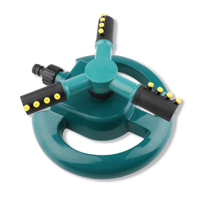 360° Automatic Rotating Sprinkler Head with Three-Pronged Design