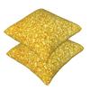 Gold Glitter 2 Pcs Square Pillowcase Pillow Cover Cushion Decor Comfort Throw Pillow For Home Bedroom