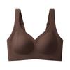 Seamless Bra Women's Jacquard Soft Support Lift Bra Gathering Bra Lace-holding Underwear Push Up Bra