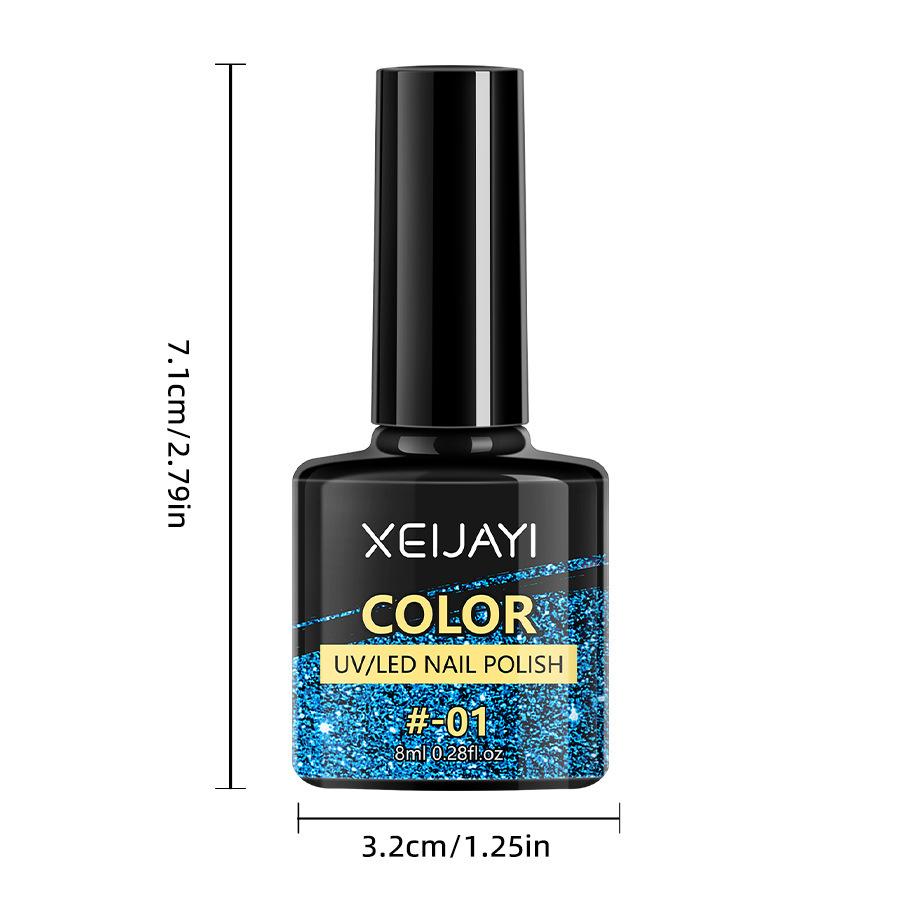 7.3ml Salon Quality Glass-like Cat Eye Gel Polish High Gloss Long Lasting Magnetic UV/LED Polish