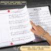 A4 PP Frosted Music Sheet Folder 20 40 60 Pockets Waterproof Durable with Index Tabs for School Supplies Stationery Office Desk