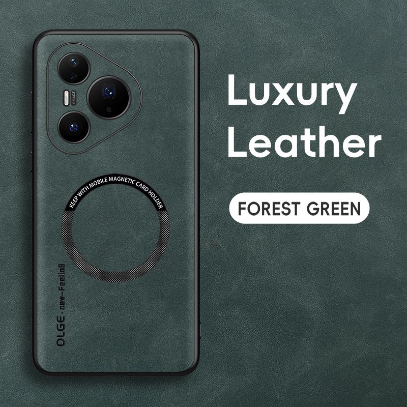 

Magnetic Retro Leather Soft Case For Huawei Pura 80 Pro Plus Ultra Pura80 Pro+ Plus Wireless Charging Phone Case Cover Huawei Pura 80 Ultra