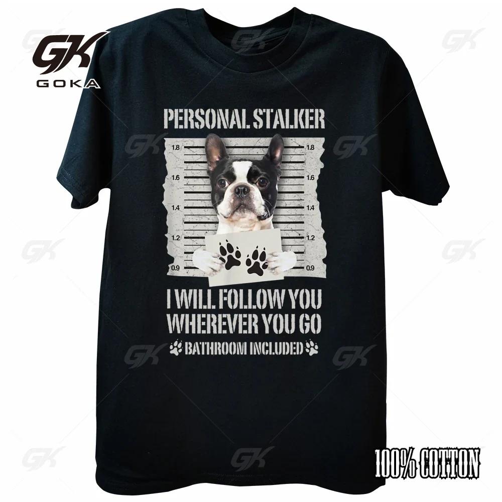 

Смешные персональные футболки с бостонским терьером, графические, хлопковые, уличная одежда, с коротким рукавом, подарки на день рождения, футболка в винтажном стиле, мужская одежда 4XL