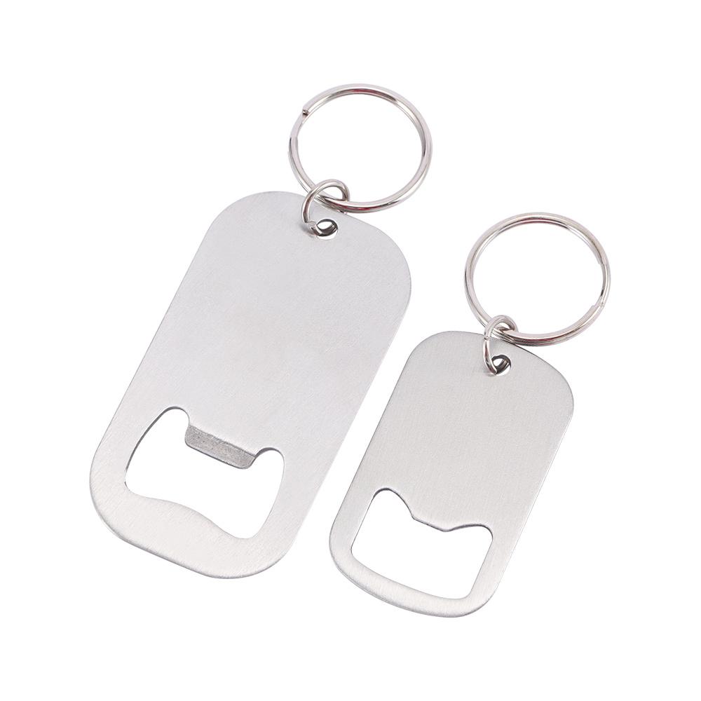 Creative Stainless Steel Kitchen Jar Dinner Travel Bottle Openers Beer Opener Bar Tools Keychain