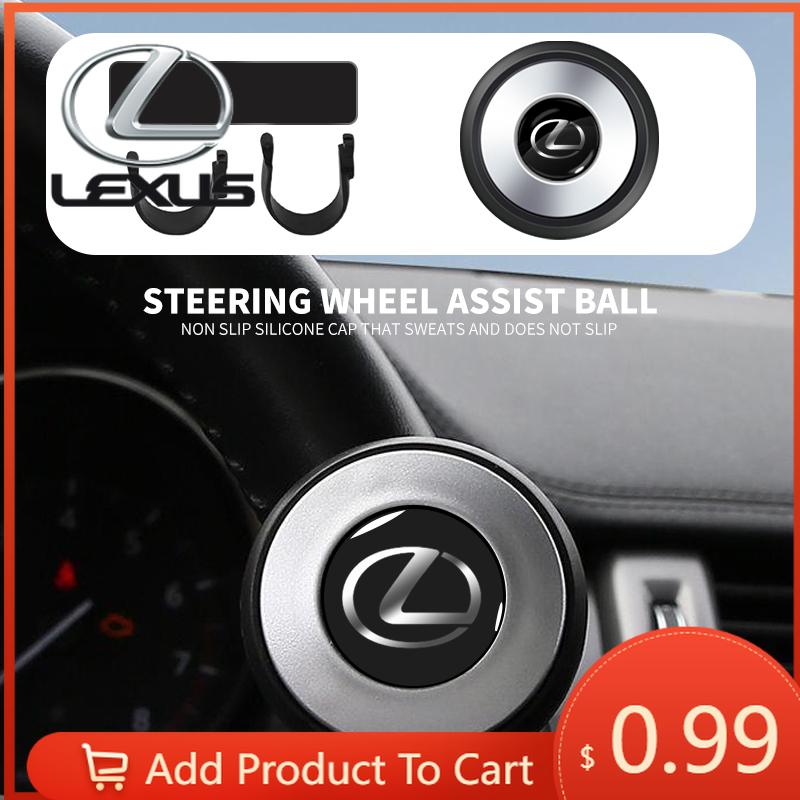 Interior Stickers Car Steering Wheel Power Ball Effortless Turning Handle Bracket For Lexus ES300 RX330 RX300 GS300 IS250 IS200 MZ4