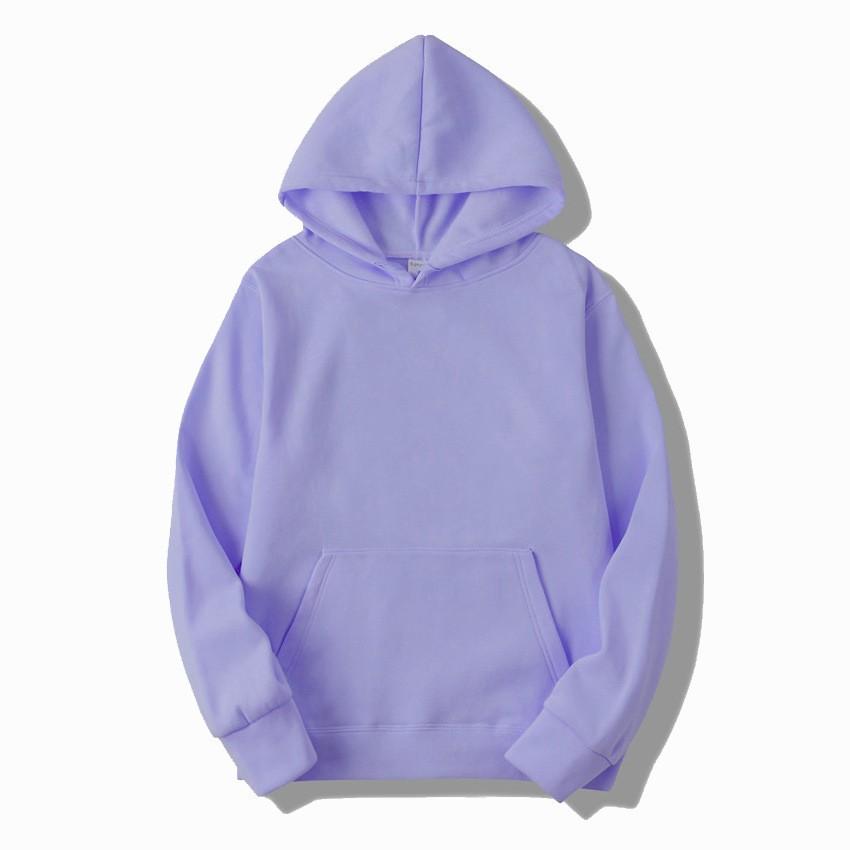 Cross-border e-commerce solid colors can be made into hoodies and sweaters for men and women with the same fashion brand hoodies