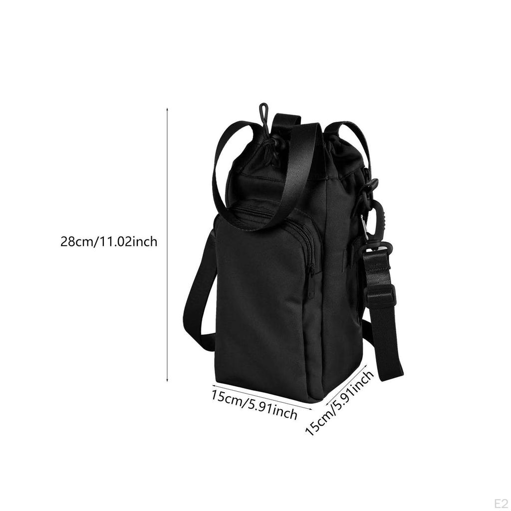 Water Bottle Holder Crossbody Bag Portable Fashion Pouch Carrier Sling for Climbing