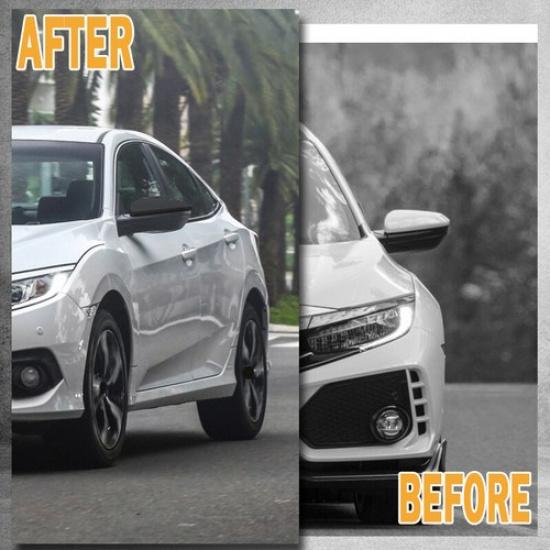 For Honda 10th Civic 2016-2020 2021 Rearview Side Mirror Cover Cap Gloss Black