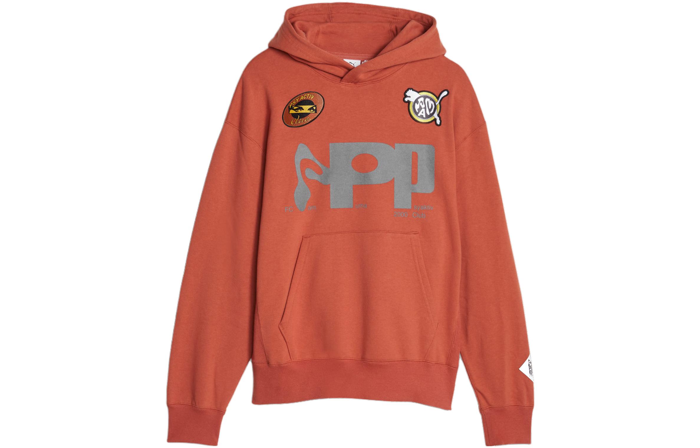 PUMA X PERKS AND MINI PUMA X P.A.M Свитшоты Женские Яблочно-красный С капюшоном Умеренный Другое 622677-41 L
