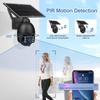 Outdoor Video 4G GSM Surveillance Camera with 8w Solar Panel 3MP Metal Enclosure Security Protection Cloud Ip Cctv