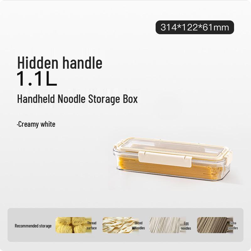 Пластиковый контейнер для хранения лапши пищевого качества большой емкости с ручкой и герметичной крышкой 1380₽