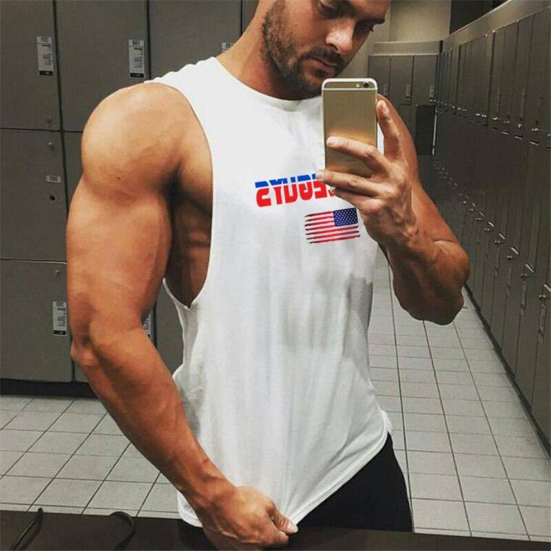 

Muscleguys, одежда для фитнеса, майка для бодибилдинга, мужские рубашки без рукавов, топы, повседневная майка с мышцами, брендовый спортивный жилет XXL белый