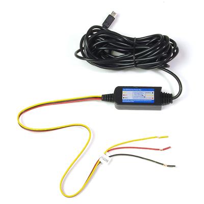 Cabo de Alimentação para Vigilância de Estacionamento DVR-D022DVR-D022A, Item Opcional, Monitoramento de Estacionamento 24 Horas, Gravação Time-Lapse, Conexão com Liga/Desliga ACC, CAB-DVR05