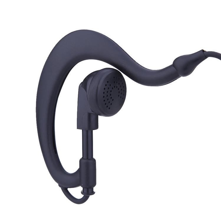 2 Pin Acoustic Tube Earpiece Mic PTT Headset for Motorola Radios GP88 GP300 Walkie Talkie Earpiece